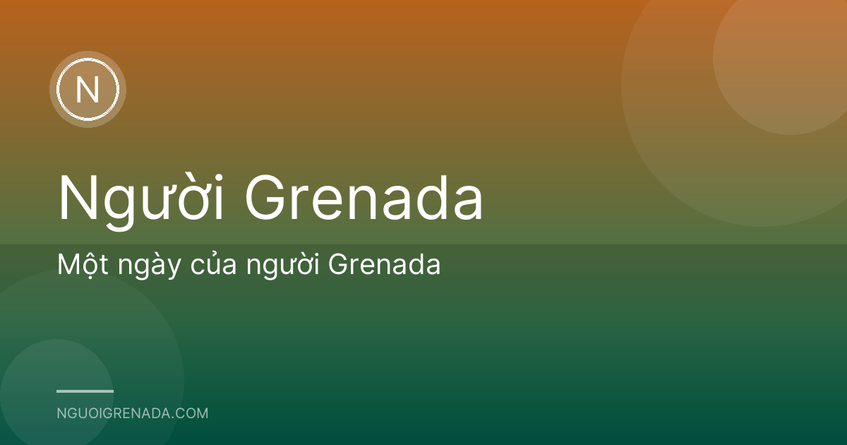 Một ngày của người Grenada