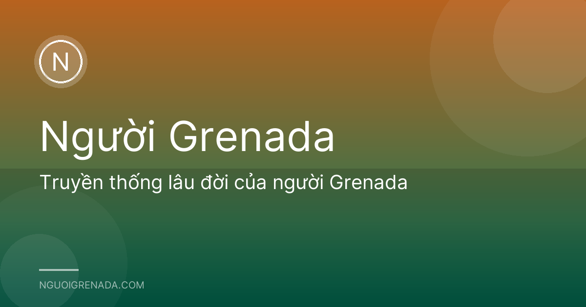 Truyền thống lâu đời của người Grenada